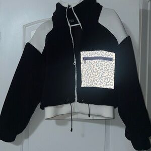 Zara black and white jacket